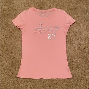 Baby pink Aeropostale shirt